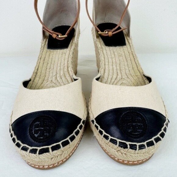 Tory Burch Color-Block Espadrille Wedges main image 3